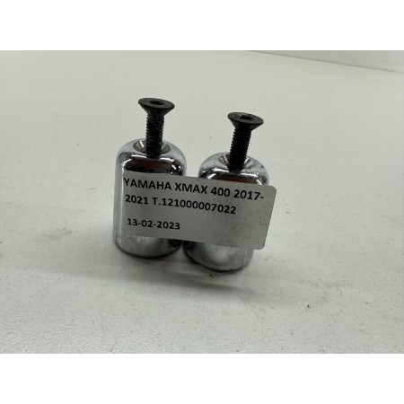 COPPIA BILANCERI CONTRAPPESI MANUBRIO DX SX YAMAHA XMAX X-MAX 400 ABS 2018-2022