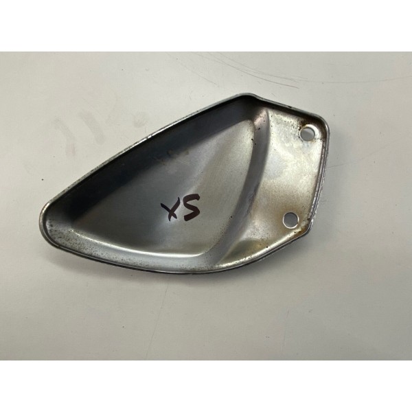 VERCHROMTE LINKE PEDALABDECKUNG FLANSCH SUZUKI GSX F GSXF 600 1998-2006