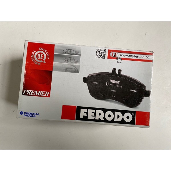 FDB1725 BREMSBELÄGE VORNE PEUGEOT 407 1.6, 1.8, 2.0, AB 2004