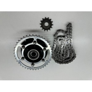 CATENA CORONA PIGNONE KAWASAKI NINJA 400 ABS 2018-2020