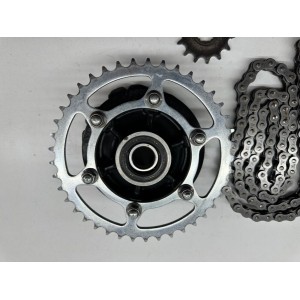 CATENA CORONA PIGNONE KAWASAKI NINJA 400 ABS 2018-2020 2