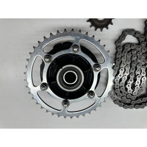 CATENA CORONA PIGNONE KAWASAKI NINJA 400 ABS 2018-2020