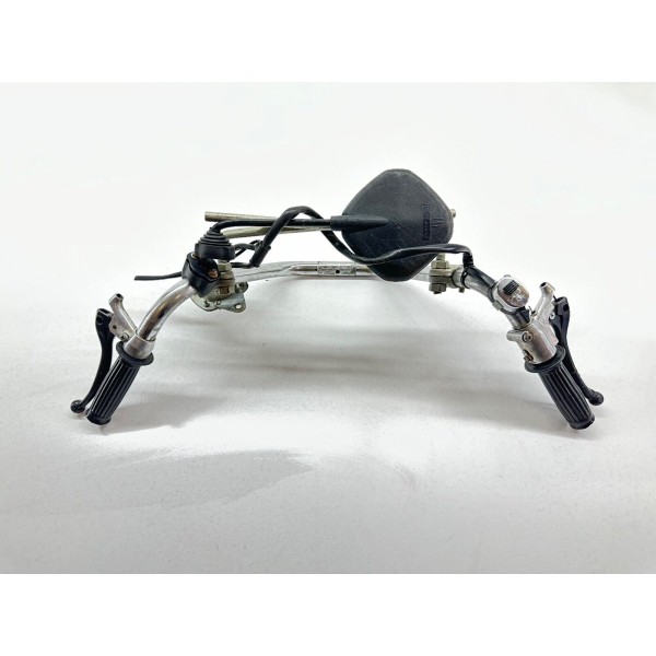 GUIDON AVEC COMMANDES ET LEVIER D'ACCÉLÉRATION ET DE FREINAGE LEM PRATIKAL 50