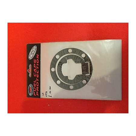 Adhesive carbon look real carbon Suzuki tank cap for 7-hole caps