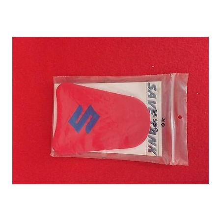 red FUEL TANK COVER PROTECTOR SUZUKI