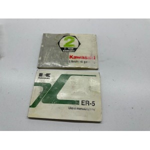LIBRETTOP USO E MANUTENZIONE KAWASAKI ER5 500 2000-2005 ER 500-A
