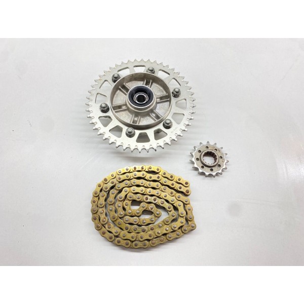 KIT CATENA CORONA PIGNONE HONDA CBR 600 F SPORT 600F 2001-2006