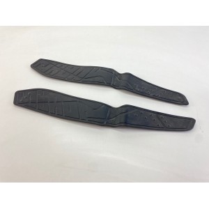 COPPIA TAPPETTINI PEDANA POGGIA PIEDI DX SX KYMCO XCITING 300 I R 2007-2014