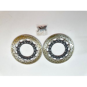 PAIR OF FRONT BRAKE DISCS YAMAHA YZF 600 R THUNDERCAT 600 1997-2003 2