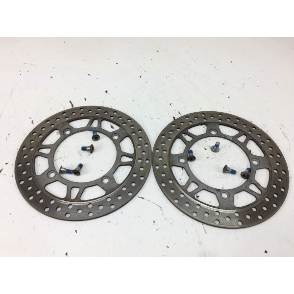 COPPIA DISCHI FRENO ANTERIORI SUZUKI BURGMAN AN 650 2003-2008
