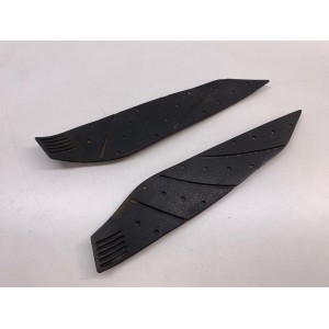 COPPIA TAPPETTINI PEDANA POGGIA PIEDI DX SX YAMAHA XMAX X-MAX 125 250 2005-2009