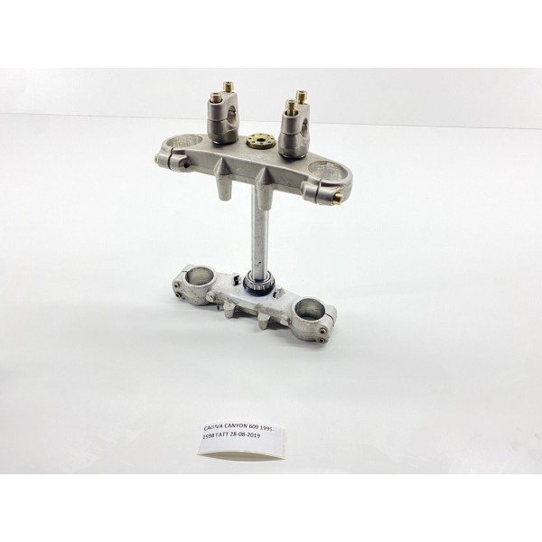 COPPIA PIASTRE DI STERZO FORCELLA CAGIVA CANYON 600 1995-1998