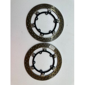COPPIA DISCHI FRENO RUOTA ANTERIORE YAMAHA MT07 MT-07 2021-2022-2023 ABS