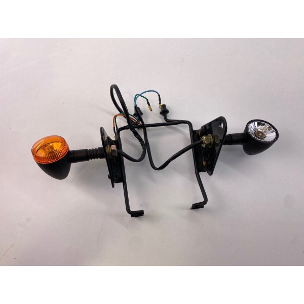 TELAIETTO ANTERIORE FARO STRUMENTAZIONE HANWAY RAW 125 CAFE RACER BLAK 2012-2021