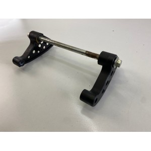 SWINGARM PIVOT BRACKET FOOTRESTS RIGHT LEFT HANWAY RAW 125 CAFE RACER BLAK 2012-2021 2