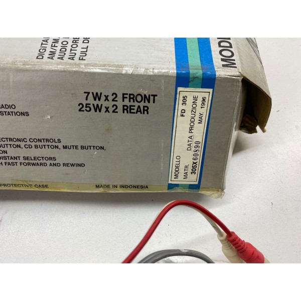 audiola FD 305 Autoradio, Autoradio, mit Box