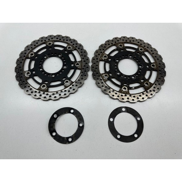 COPPIA DISCHI FRENO ANTERIORI KAWASAKI ER6-F ER6-F ER6F ER6N 2006-2009-2011