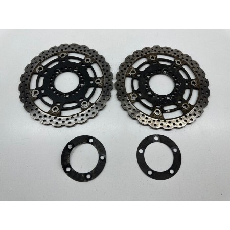 COPPIA DISCHI FRENO ANTERIORI KAWASAKI ER6-F ER6-F ER6F ER6N 2006-2009-2011