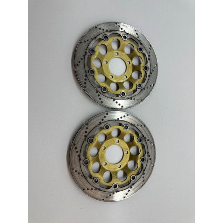 COPPIA DISCHI FRENO RUOTA ANTERIORE SUZUKI GSF BANDIT 600 2000-2004-2005