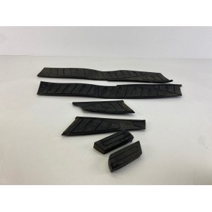 KIT 6 TAPPETTINI GOMMA PEDANA PIAGGIO SUPER HEXAGON GTX 125-180 4T 1998-2005