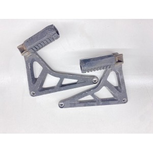 PAAR LINKE BEIFAHRERFUSSRASTEN CAGIVA ELEFANT 750 1987-1994