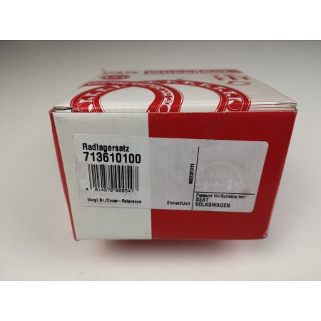 Kit Cuscinetto Ruota Kit Ruota VW GOLF IV Cabriolet FAG 713610100