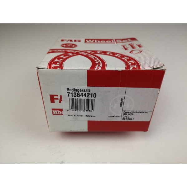 713644210 FAG Kit de roulements de roue avant