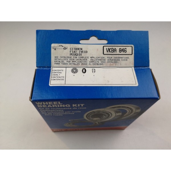 KIT CUSCINETTO RUOTA POSTERIORE DX PEUGEOT J5 Autobus 2.0 1983 1990 SKF 846