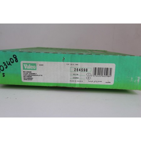 Valeo mecanismo de embrague 264598 BMW SERIE 3 5 e12, e21, e28, e30, e6, e10 75-87