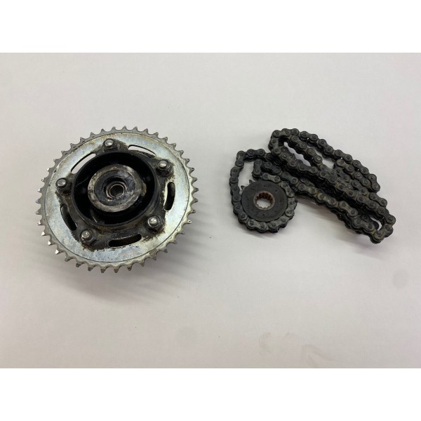 KIT CORONA PIGNONE CATENA SEMINUOVI HONDA PC46 CB 500 X CB500 X ABS 2017 2018