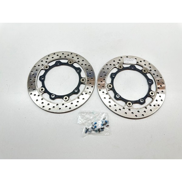 COPPIA DISCHI FRENO RUOTA ANTERIORE YAMAHA X-MAX XMAX 400 2018-2022 ABS