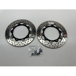 PAIR OF FRONT WHEEL BRAKE DISCS YAMAHA X-MAX XMAX 400 2018-2022 ABS 2