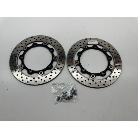 COPPIA DISCHI FRENO RUOTA ANTERIORE YAMAHA X-MAX XMAX 400 2018-2022 ABS