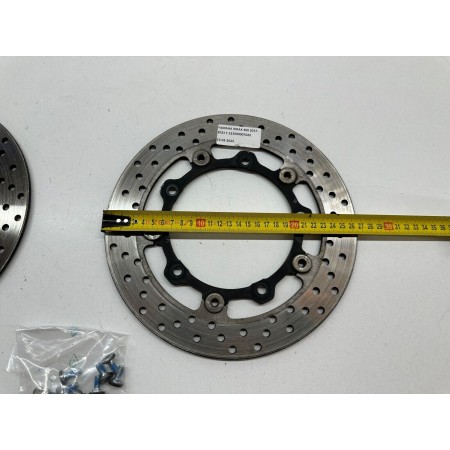 COPPIA DISCHI FRENO RUOTA ANTERIORE YAMAHA X-MAX XMAX 400 2018-2022 ABS
