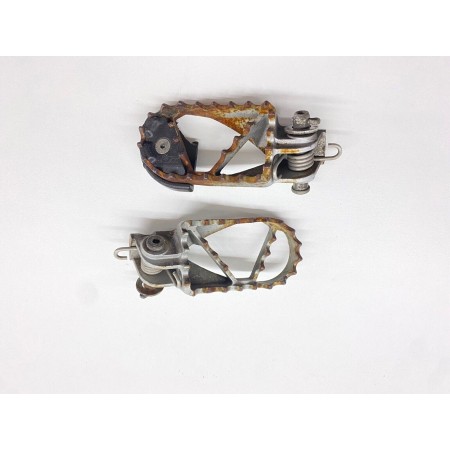 COPPIA PEDALINE POGGIA PIEDI DX SX PEDANA KTM 950 R SUPERMOTO 2008 LC8