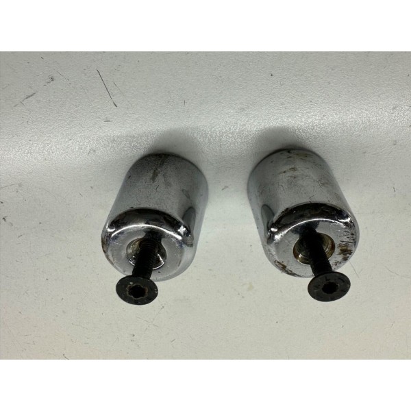 PAIR OF HANDLEBAR COUNTERWEIGHTS RIGHT LEFT GILERA NEXUS 300 2007-2013