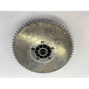 CORONA POSTERIORE 65 DENTI CROSS CAGIVA ALETTA ROSSA 125 2T