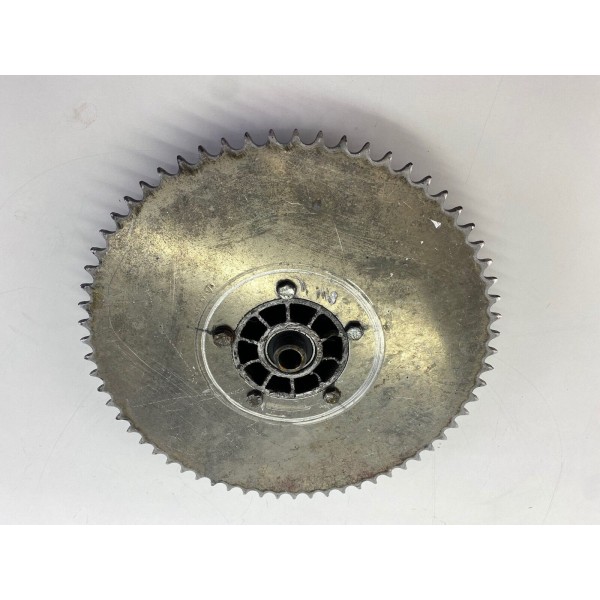 CORONA POSTERIORE 65 DENTI CROSS CAGIVA ALETTA ROSSA 125 2T