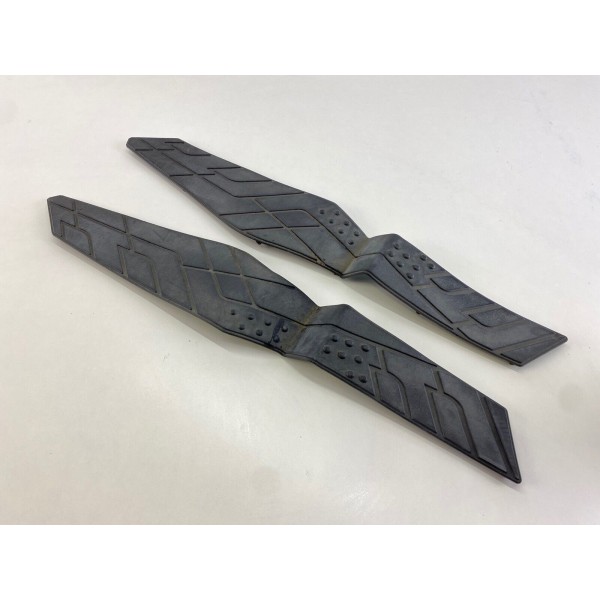 COPPIA TAPPETTINI PASSEGGERO PEDANA KYMCO MYROAD MY ROAD 700 I ABS 2011-2016