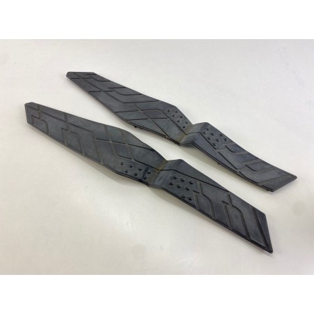 COPPIA TAPPETTINI PASSEGGERO PEDANA KYMCO MYROAD MY ROAD 700 I ABS 2011-2016