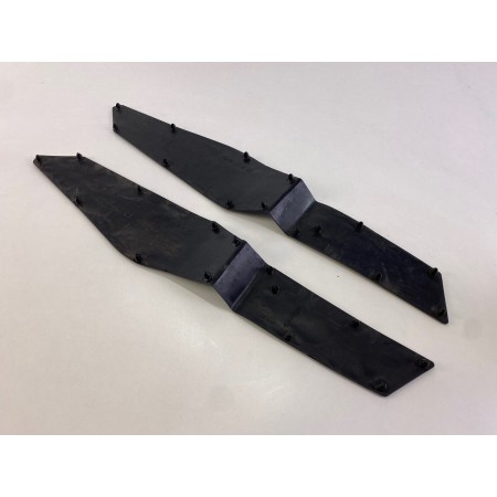 PAIR OF PASSENGER FOOTPEG MATS KYMCO MYROAD MY ROAD 700 I ABS 2011-2016