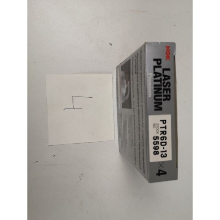 KIT 4 PLATINUM SPARK PLUGS NGK 5598 PTR6D-13
