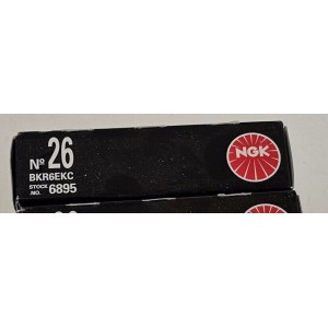 BKR6EKC 4 BOUGIES NGK FIAT MULTIPLA 1.6 1600 NATURAL POWER NATURAL GAS LPG 6895