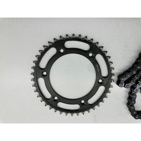 KIT CADENA PIÑON KTM 690 SMC AÑO 2008-2011