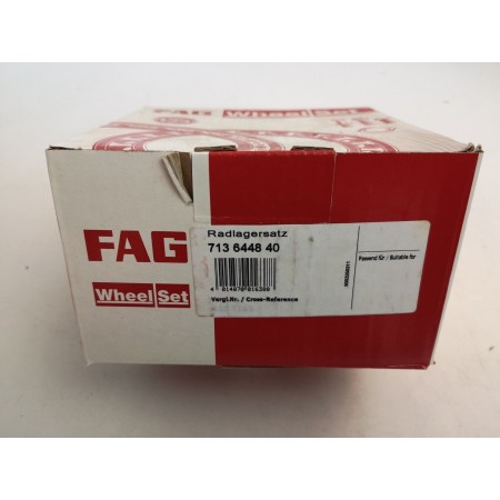 KIT CUSCINETTO RUOTA POSTERIORE REAR WHEEL BEARING FAG OPEL CORSA ADAM 713644840