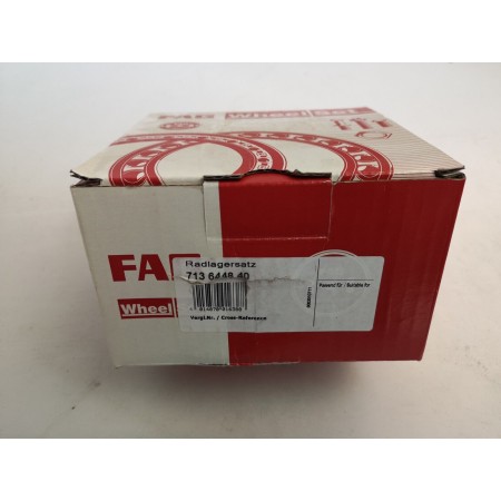 KIT CUSCINETTO RUOTA POSTERIORE REAR WHEEL BEARING FAG OPEL CORSA ADAM 713644840