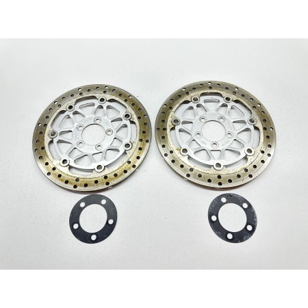 PAIRE DE DISQUES DE FREIN AVANT KAWASAKI Z 750 2003-2006 ZR750