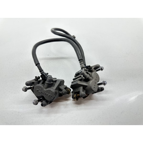 COPPIA PINZE FRENO ANTERIORI DX SX KAWASAKI Z...