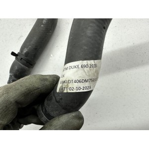 COPPIA TUBI IN GOMMA RADIATORE KTM 690 DUKE 690 2012-2015 2