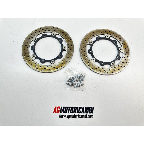 COPPIA DISCHI FRENO RUOTA ANTERIORI YAMAHA TMAX...